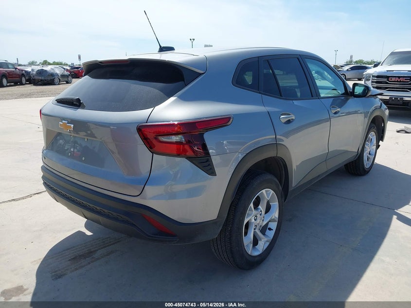 2025 Chevrolet Trax VIN KL77LFEP7SC023188 IAAI salvage auction — FRONT END, Original (Texas), sold $6,150 on 2026-07-13 (photo 4)
