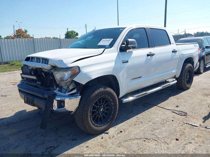 2018 Toyota Tundra VIN 5TFDW5F19JX691437 IAAI salvage auction — FRONT END, Original (Texas), sold $14,050 on 2026-07-08 (photo 2)