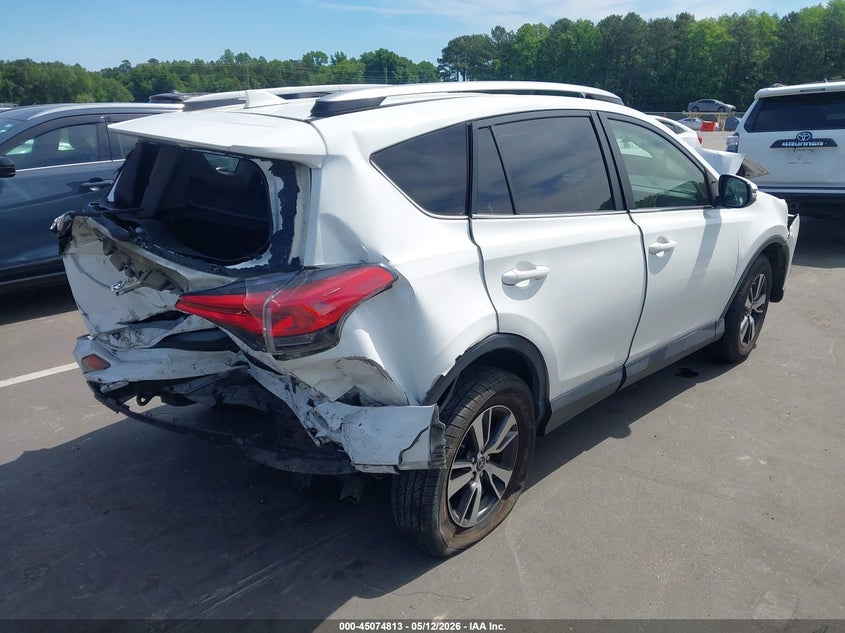 2018 Toyota Rav 4 VIN JTMWFREV6JJ737698 IAAI salvage auction — FRONT & REAR, Salvage (North Carolina), sold $2,950 on 2026-07-08 (photo 4)