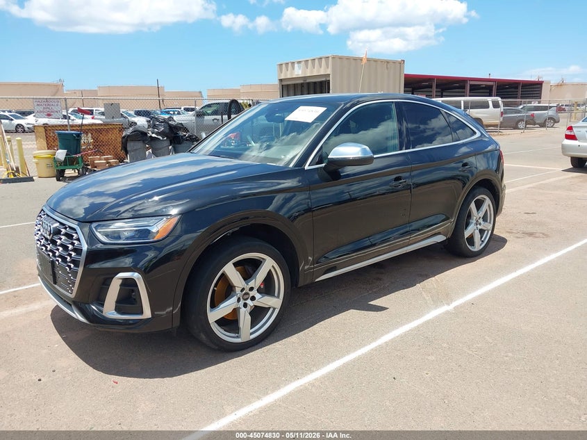 2022 Audi Sq5 sportback VIN WA114AFY4N2103603 IAAI salvage auction — WATER/FLOOD, Bill Of Sale (Hawaii), sold $3,350 on 2026-07-16 (photo 2)
