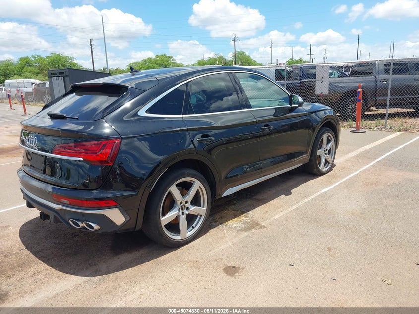 2022 Audi Sq5 sportback VIN WA114AFY4N2103603 IAAI salvage auction — WATER/FLOOD, Bill Of Sale (Hawaii), sold $3,350 on 2026-07-16 (photo 4)