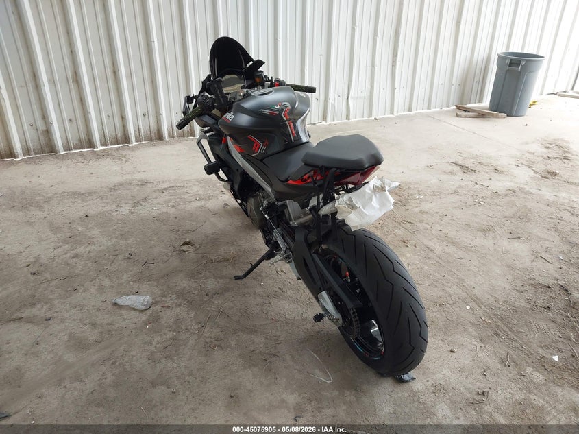 2025 Aprilia Rs VIN ZD4KSUG08SS003739 IAAI salvage auction — LEFT FRONT, Salvage (Texas), sold $3,650 on 2026-07-29 (photo 3)