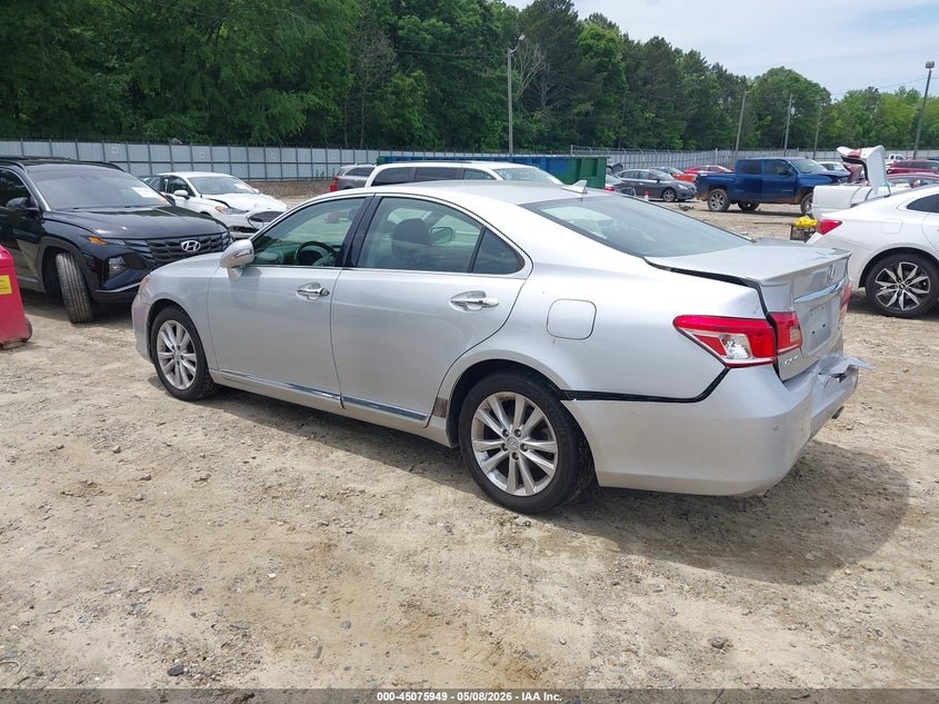 2010 Lexus ES VIN JTHBK1EG9A2375601 IAAI salvage auction — REAR END, Salvage (Georgia), sold $750 on 2026-07-10 (photo 3)