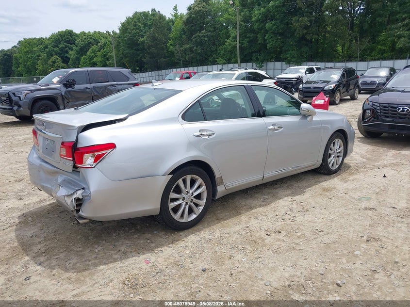 2010 Lexus ES VIN JTHBK1EG9A2375601 IAAI salvage auction — REAR END, Salvage (Georgia), sold $750 on 2026-07-10 (photo 4)