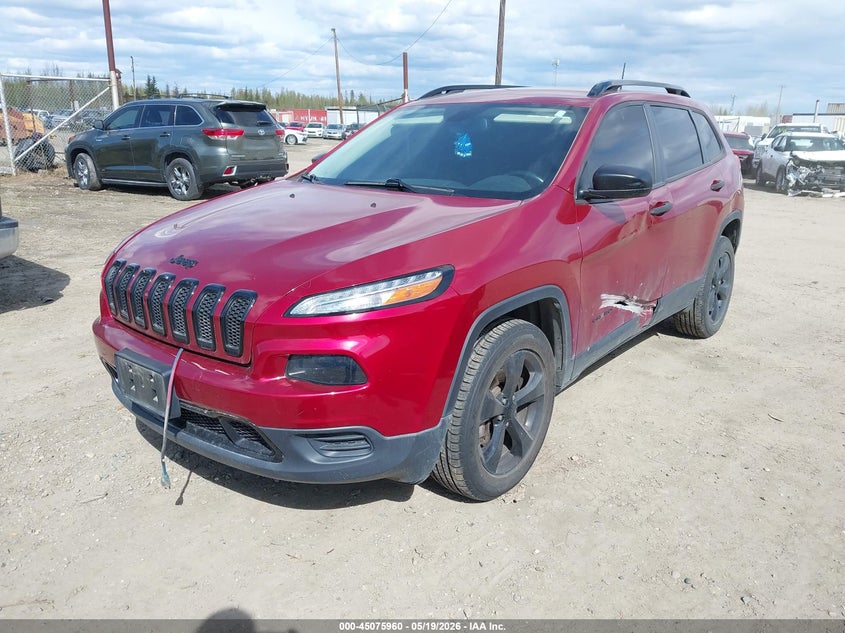 2017 Jeep Cherokee VIN 1C4PJMAS5HW521095 IAAI salvage auction — LEFT SIDE, Wait Title, sold $3,250 on 2026-07-30 (photo 2)