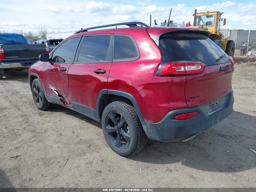 2017 Jeep Cherokee VIN 1C4PJMAS5HW521095 IAAI salvage auction — LEFT SIDE, Wait Title, sold $3,250 on 2026-07-30 (photo 3)