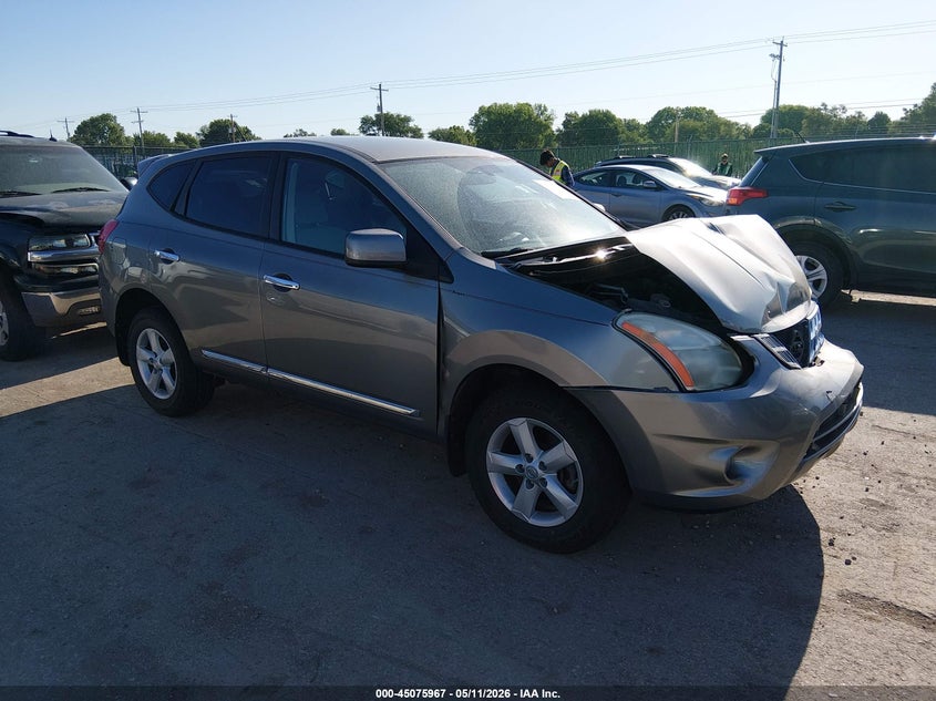 2013 Nissan Rogue VIN JN8AS5MT4DW549871 IAAI salvage auction — FRONT END, Salvage (Kansas), sold $675 on 2026-07-17 (photo 1)