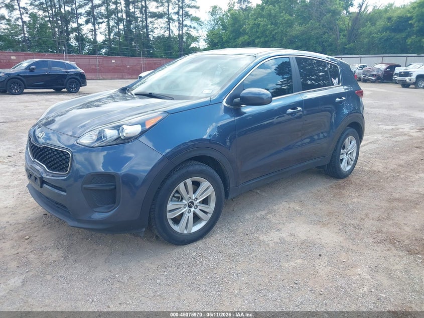 2019 Kia Sportage VIN KNDPM3AC6K7620150 IAAI salvage auction — UNDERCARRIAGE, Salvage (Texas), sold $3,050 on 2026-07-23 (photo 2)