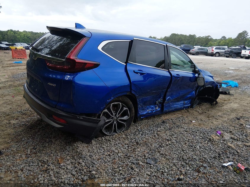 2020 Honda Cr-v VIN 7FARW2H85LE018838 IAAI salvage auction — RIGHT SIDE, Salvage (South Carolina), sold $7,050 on 2026-07-07 (photo 4)