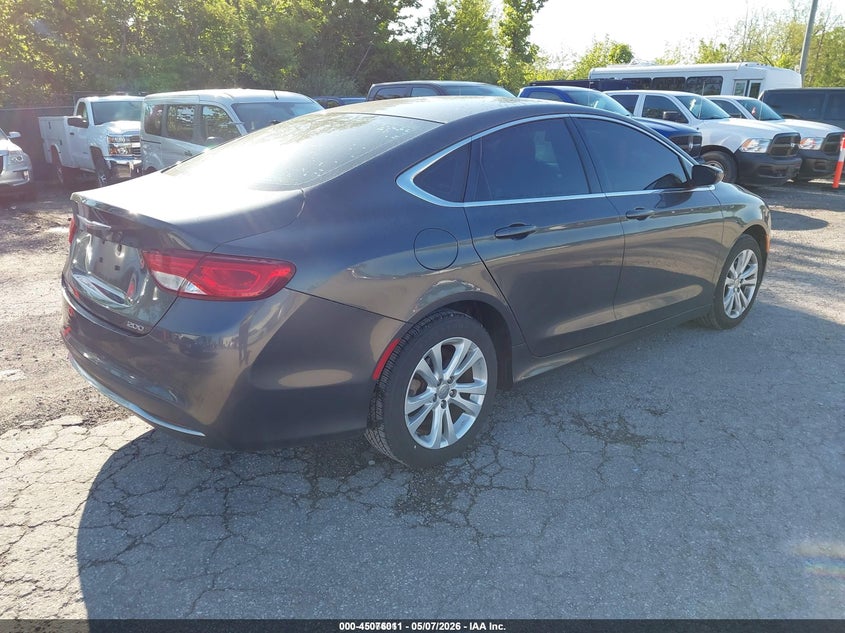 2016 Chrysler 200 VIN 1C3CCCAB4GN181353 IAAI salvage auction — NORMAL WEAR, Sf97 (Kentucky), sold $9,000 on 2026-07-15 (photo 4)