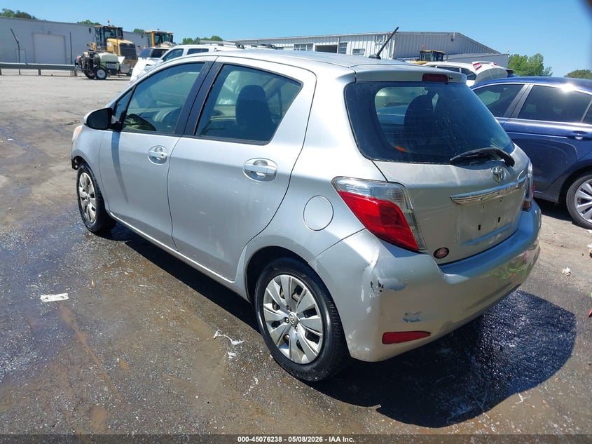 2013 Toyota Yaris VIN JTDKTUD37DD549575 IAAI salvage auction — FRONT END, Salvage (North Carolina), sold $25 on 2026-07-30 (photo 3)