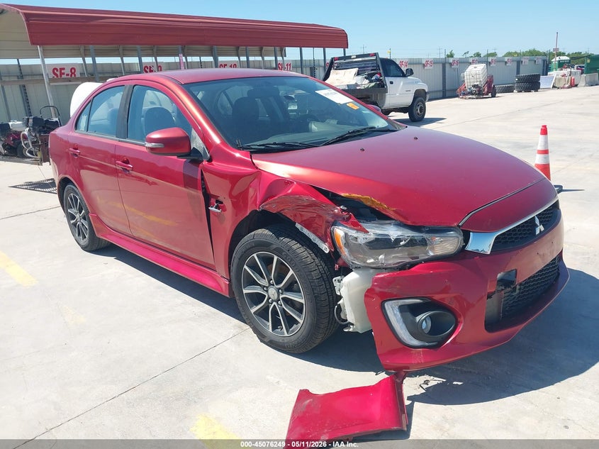 2017 Mitsubishi Lancer VIN JA32U2FU5HU004017 IAAI salvage auction — RIGHT SIDE, Original (Texas), sold $1,250 on 2026-07-06 (photo 1)
