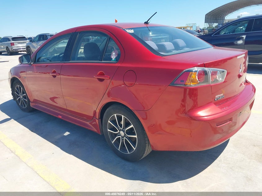 2017 Mitsubishi Lancer VIN JA32U2FU5HU004017 IAAI salvage auction — RIGHT SIDE, Original (Texas), sold $1,250 on 2026-07-06 (photo 3)