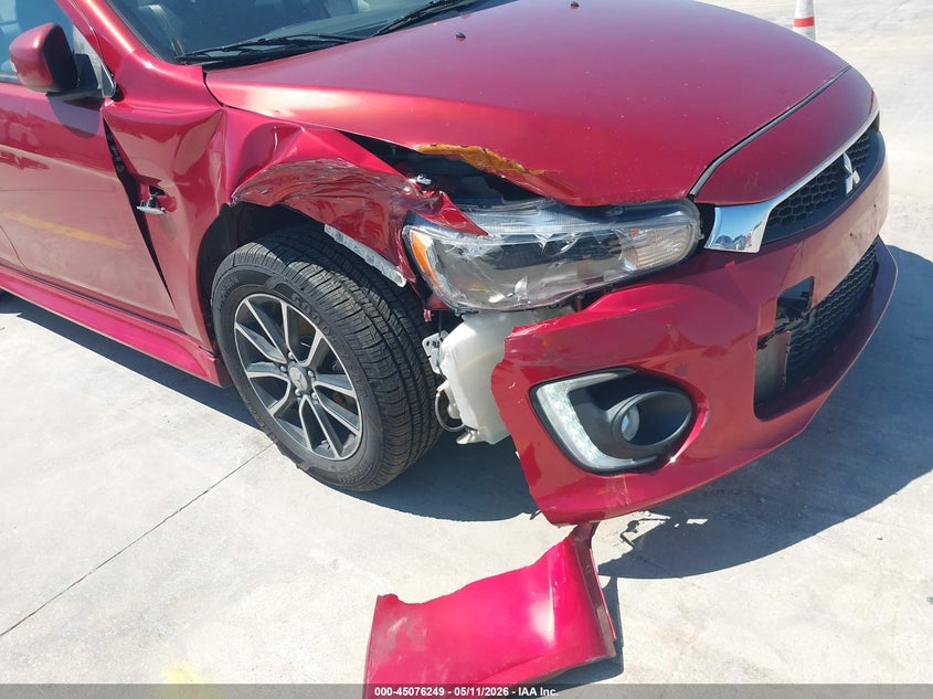 2017 Mitsubishi Lancer VIN JA32U2FU5HU004017 IAAI salvage auction — RIGHT SIDE, Original (Texas), sold $1,250 on 2026-07-06 (photo 6)