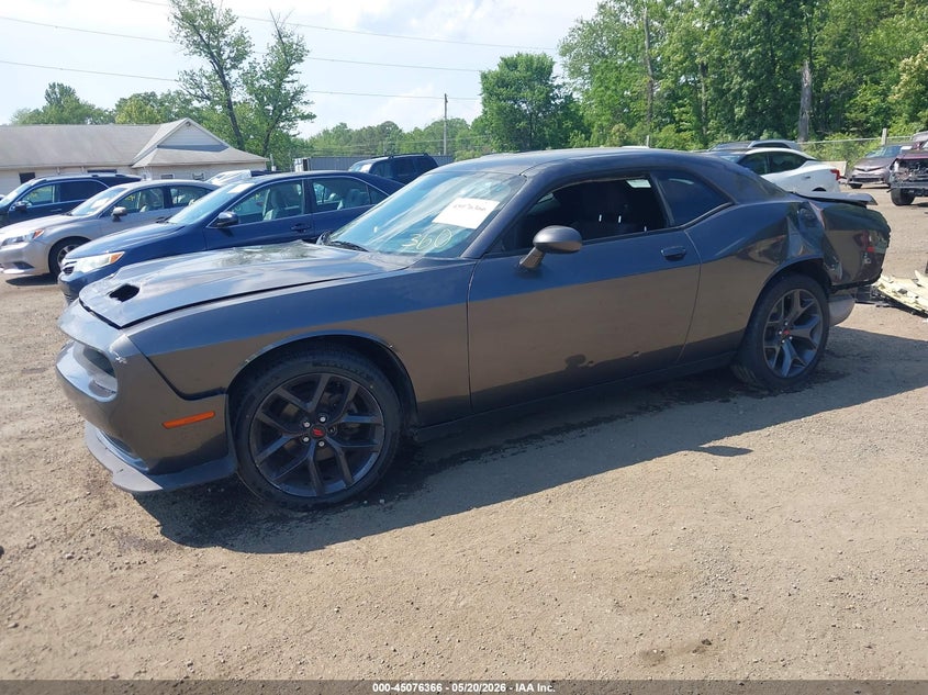 2019 Dodge Challenger VIN 2C3CDZAG3KH735320 IAAI salvage auction — FRONT & REAR, Wait Title, sold $1,900 on 2026-09-04 (photo 2)