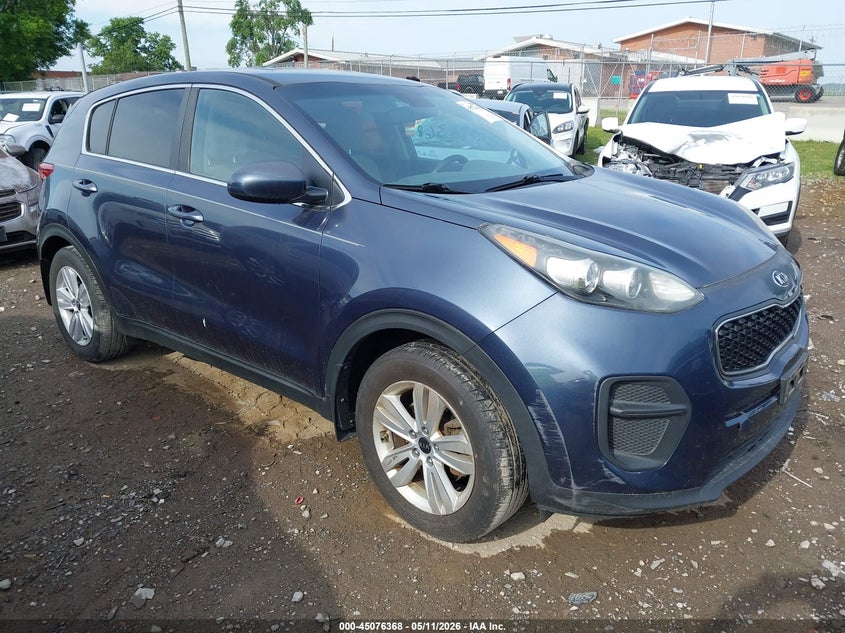 2017 Kia Sportage VIN KNDPM3AC2H7272243 IAAI salvage auction — REAR END, Salvage (Tennessee), sold $3,500 on 2026-07-30 (photo 1)