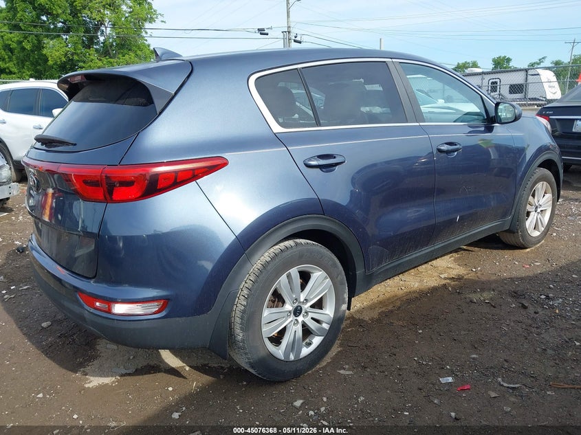 2017 Kia Sportage VIN KNDPM3AC2H7272243 IAAI salvage auction — REAR END, Salvage (Tennessee), sold $3,500 on 2026-07-30 (photo 4)