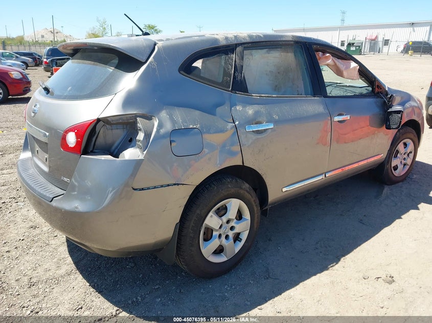 2011 Nissan Rogue VIN JN8AS5MV3BW682670 IAAI salvage auction — ROLLOVER, Salvage (Illinois), sold $350 on 2026-07-08 (photo 4)