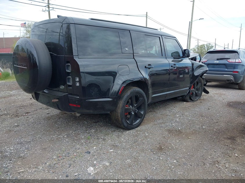 2023 Land rover Defender VIN SALEXFEU6P2149794 IAAI salvage auction — FRONT END, Scrap (Michigan), sold $13,725 on 2026-07-13 (photo 4)