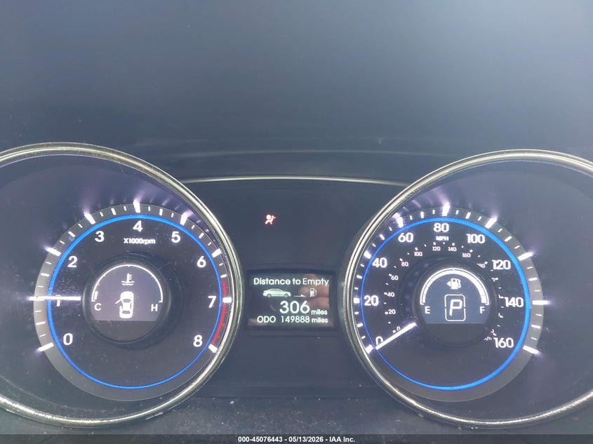 2012 Hyundai Sonata VIN 5NPEC4AB9CH428905 IAAI salvage auction — FRONT END, Salvage - Greater Than 75% (Maryland), sold $25 on 2026-07-21 (photo 7)