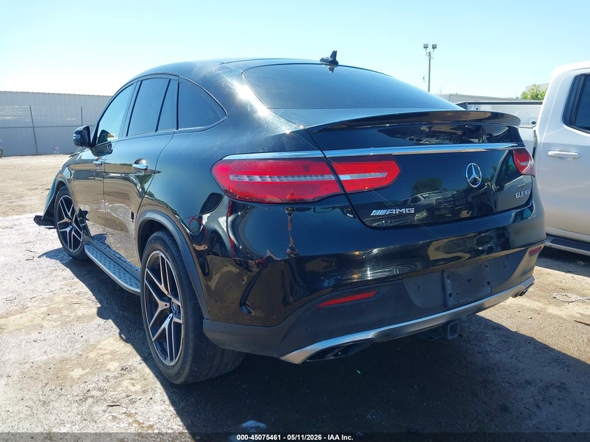 2018 Mercedes-benz Amg gle coupe VIN 4JGED6EB4JA116607 IAAI salvage auction — FRONT END, Salvage (Oklahoma), sold $10,500 on 2026-07-22 (photo 3)