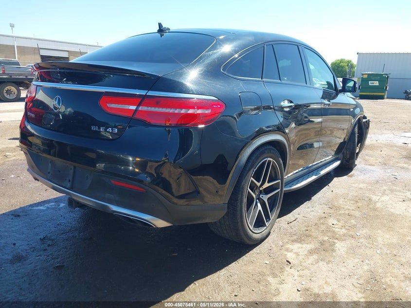 2018 Mercedes-benz Amg gle coupe VIN 4JGED6EB4JA116607 IAAI salvage auction — FRONT END, Salvage (Oklahoma), sold $10,500 on 2026-07-22 (photo 4)