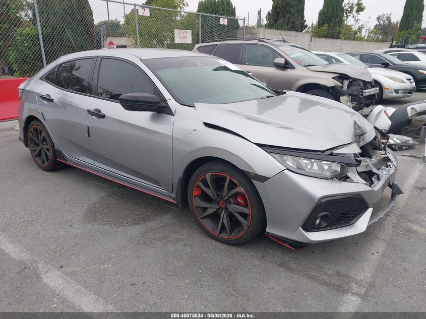 2019 Honda Civic VIN SHHFK7H43KU219641 IAAI salvage auction — FRONT END, Salvage (California), sold $4,650 on 2026-07-23 (photo 1)