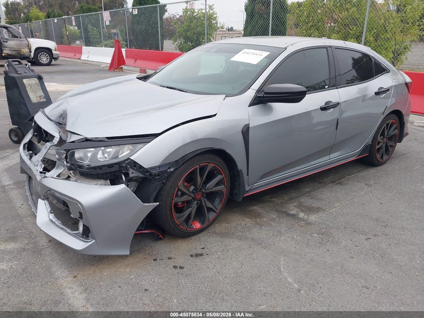 2019 Honda Civic VIN SHHFK7H43KU219641 IAAI salvage auction — FRONT END, Salvage (California), sold $4,650 on 2026-07-23 (photo 2)