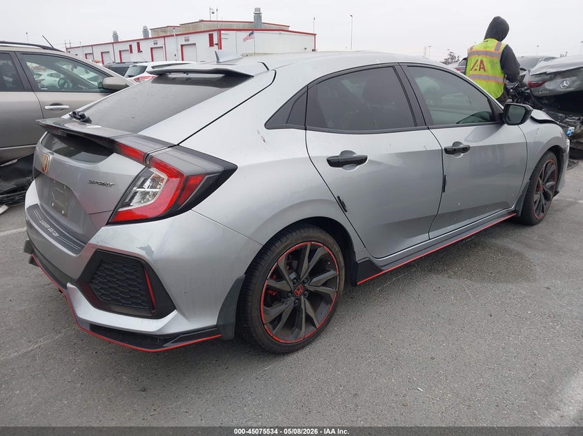 2019 Honda Civic VIN SHHFK7H43KU219641 IAAI salvage auction — FRONT END, Salvage (California), sold $4,650 on 2026-07-23 (photo 4)