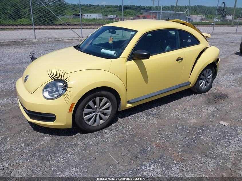 2015 Volkswagen Beetle VIN 3VWF17AT8FM655227 IAAI salvage auction — REAR END, Salvage (North Carolina), sold $1,225 on 2026-07-10 (photo 2)