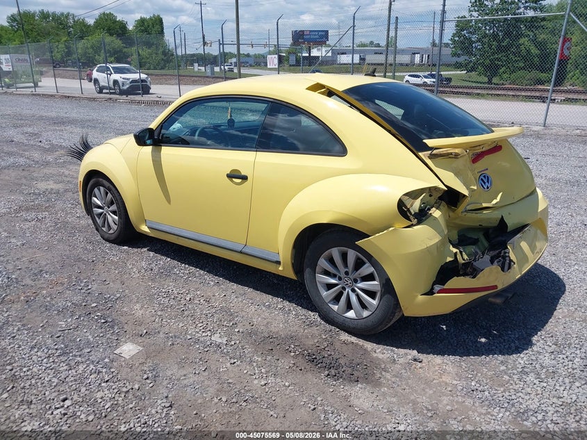 2015 Volkswagen Beetle VIN 3VWF17AT8FM655227 IAAI salvage auction — REAR END, Salvage (North Carolina), sold $1,225 on 2026-07-10 (photo 3)