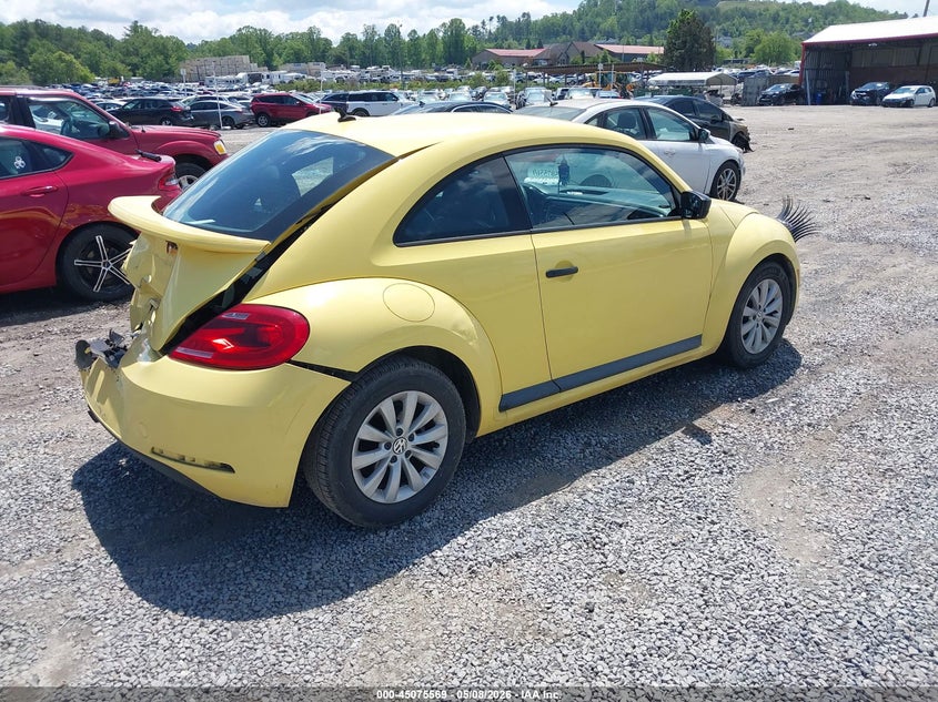 2015 Volkswagen Beetle VIN 3VWF17AT8FM655227 IAAI salvage auction — REAR END, Salvage (North Carolina), sold $1,225 on 2026-07-10 (photo 4)