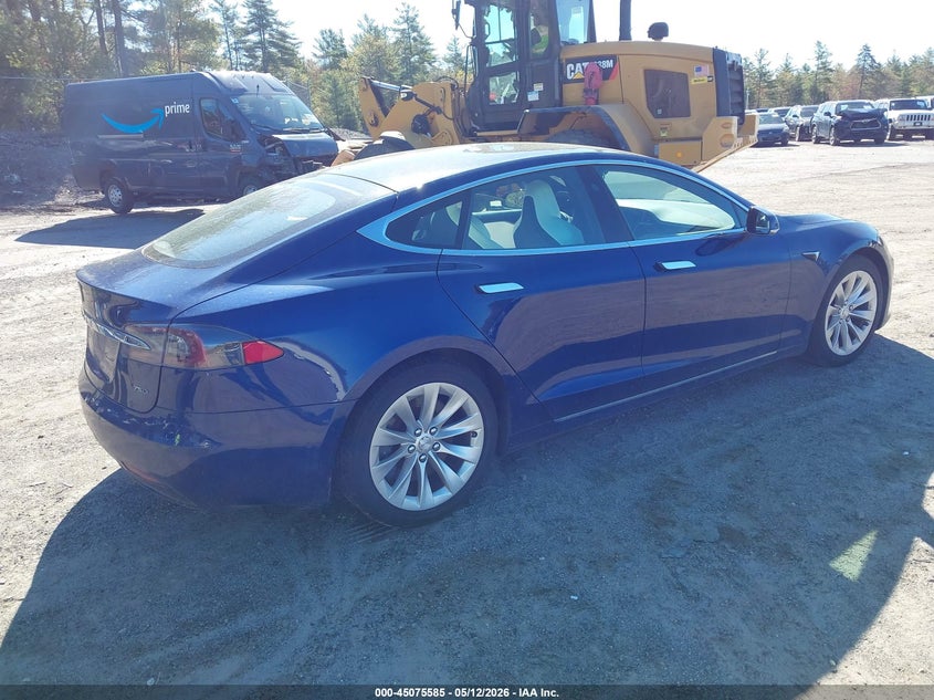 2018 Tesla Model s VIN 5YJSA1E28JF266133 IAAI salvage auction — LEFT REAR, Salvage (Massachusetts), sold $2,050 on 2026-07-30 (photo 4)
