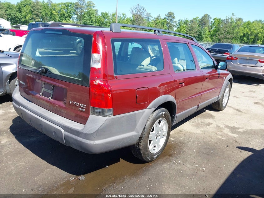 2001 Volvo V70 VIN YV1SZ58D111003501 IAAI salvage auction — NORMAL WEAR, Clear (Virginia), sold $675 on 2026-07-10 (photo 4)