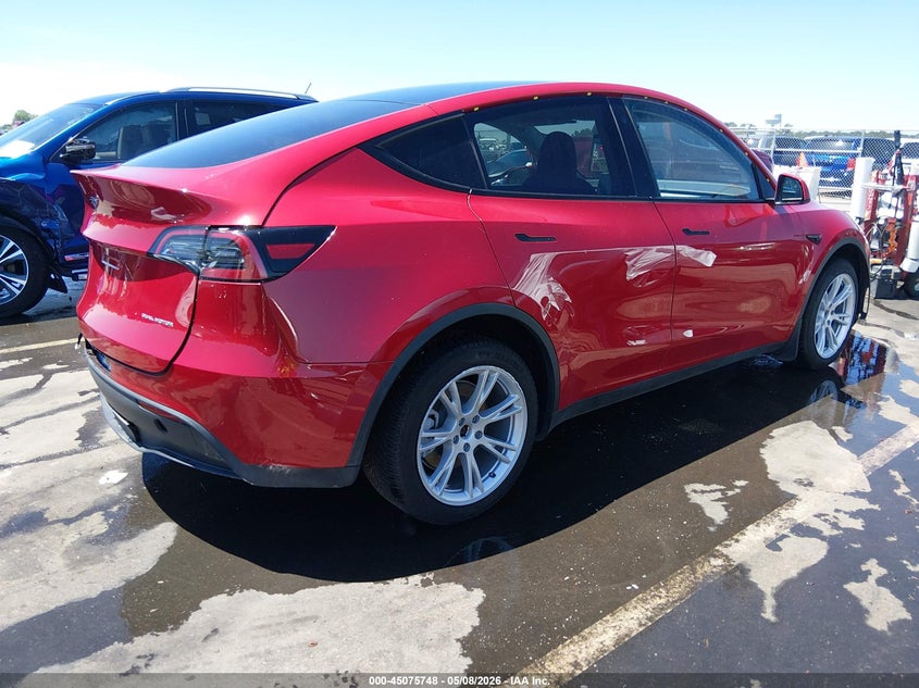 2023 Tesla Model y VIN 7SAYGDEE1PA126020 IAAI salvage auction — LEFT SIDE, Salvage (North Carolina), sold $11,000 on 2026-07-31 (photo 4)