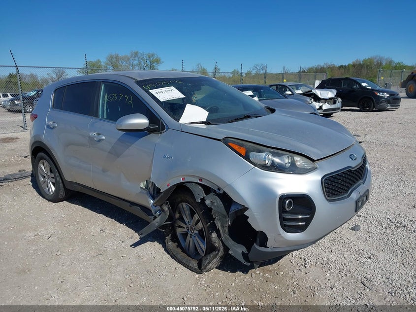 2018 Kia Sportage VIN KNDPMCAC0J7351044 IAAI salvage auction — SUSPENSION, Junk Bill Of Sale Mv2459 (Wisconsin), sold $2,800 on 2026-07-21 (photo 1)