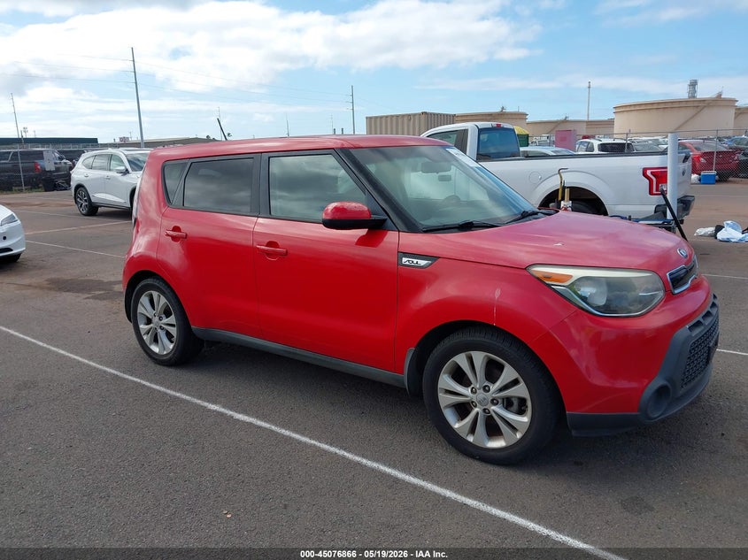 2015 Kia Soul VIN KNDJP3A5XF7769858 IAAI salvage auction — NORMAL WEAR, Clear (Hawaii), sold $400 on 2026-07-28 (photo 1)