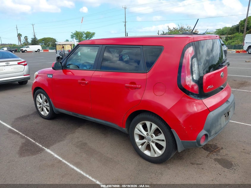 2015 Kia Soul VIN KNDJP3A5XF7769858 IAAI salvage auction — NORMAL WEAR, Clear (Hawaii), sold $400 on 2026-07-28 (photo 3)
