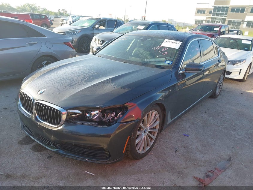 2016 BMW 7er VIN WBA7E2C54GG547712 IAAI salvage auction — LEFT FRONT, Original (Texas), sold $6,150 on 2026-07-28 (photo 2)