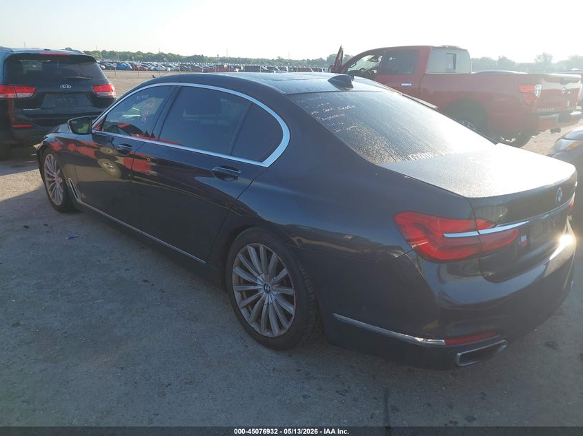 2016 BMW 7er VIN WBA7E2C54GG547712 IAAI salvage auction — LEFT FRONT, Original (Texas), sold $6,150 on 2026-07-28 (photo 3)