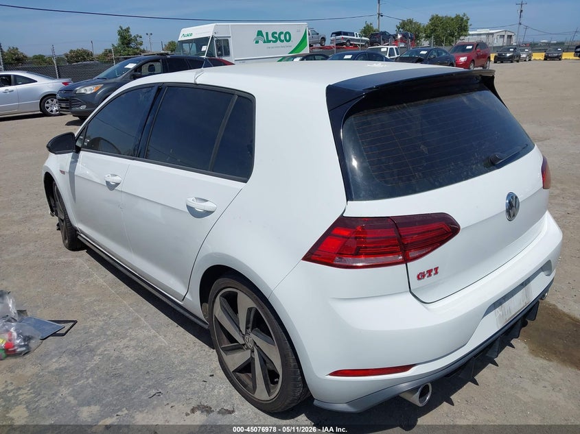 2021 Volkswagen Golf gti VIN 3VW6T7AU0MM008787 IAAI salvage auction — LEFT FRONT, Salvage (California), sold $8,100 on 2026-07-09 (photo 3)