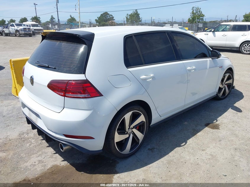 2021 Volkswagen Golf gti VIN 3VW6T7AU0MM008787 IAAI salvage auction — LEFT FRONT, Salvage (California), sold $8,100 on 2026-07-09 (photo 4)