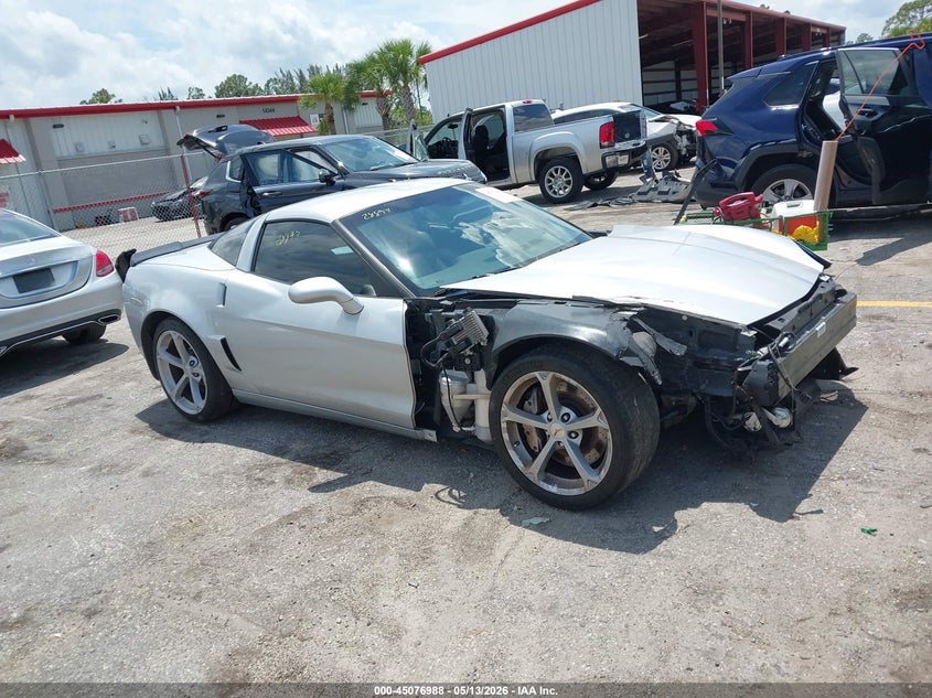 2013 Chevrolet Corvette VIN 1G1YP2DW7D5106276 IAAI salvage auction — FRONT END, Rebuildable (Florida), sold $14,500 on 2026-07-09 (photo 1)