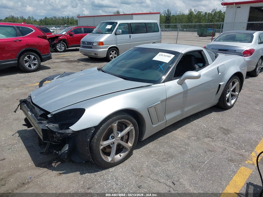 2013 Chevrolet Corvette VIN 1G1YP2DW7D5106276 IAAI salvage auction — FRONT END, Rebuildable (Florida), sold $14,500 on 2026-07-09 (photo 2)