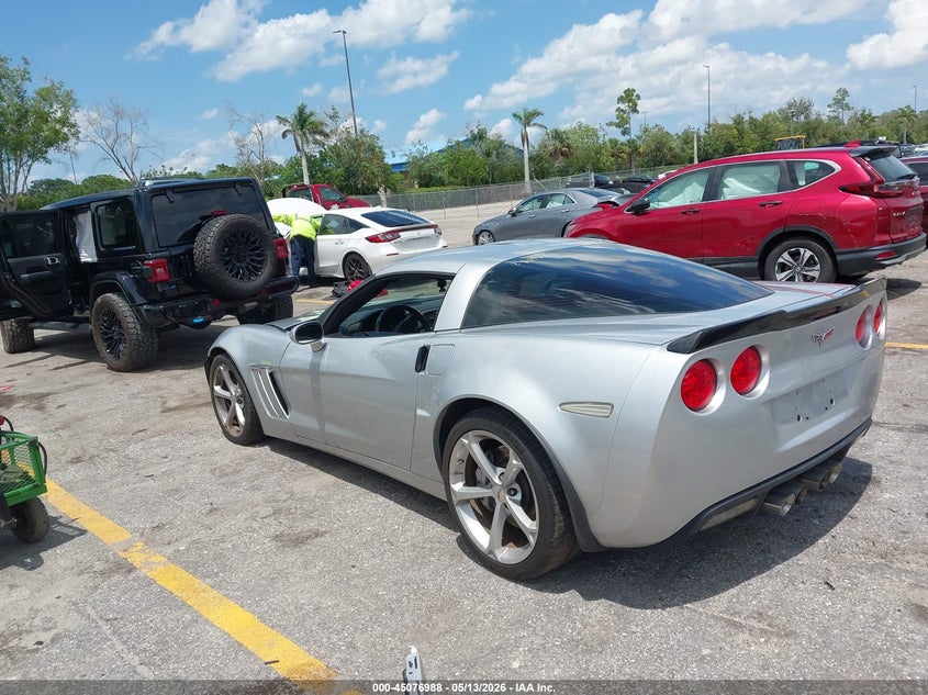 2013 Chevrolet Corvette VIN 1G1YP2DW7D5106276 IAAI salvage auction — FRONT END, Rebuildable (Florida), sold $14,500 on 2026-07-09 (photo 3)