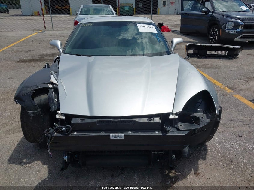 2013 Chevrolet Corvette VIN 1G1YP2DW7D5106276 IAAI salvage auction — FRONT END, Rebuildable (Florida), sold $14,500 on 2026-07-09 (photo 6)
