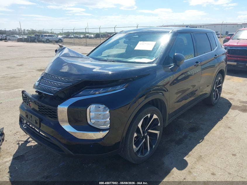 2022 Mitsubishi Outlander VIN JA4J4TA86NZ040501 IAAI salvage auction — RIGHT FRONT, Regular (South Dakota), sold $4,950 on 2026-07-14 (photo 2)