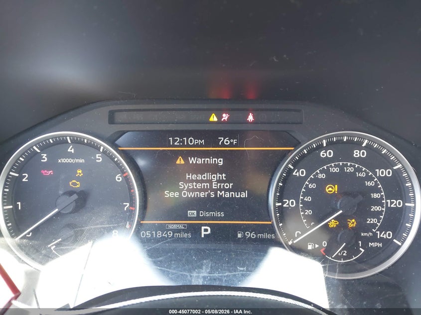2022 Mitsubishi Outlander VIN JA4J4TA86NZ040501 IAAI salvage auction — RIGHT FRONT, Regular (South Dakota), sold $4,950 on 2026-07-14 (photo 7)
