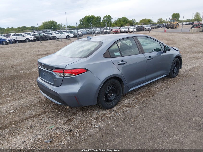 2021 Toyota Corolla VIN 5YFEPMAE5MP258867 IAAI salvage auction — LEFT SIDE, Salvage (Illinois), sold $4,000 on 2026-07-11 (photo 4)