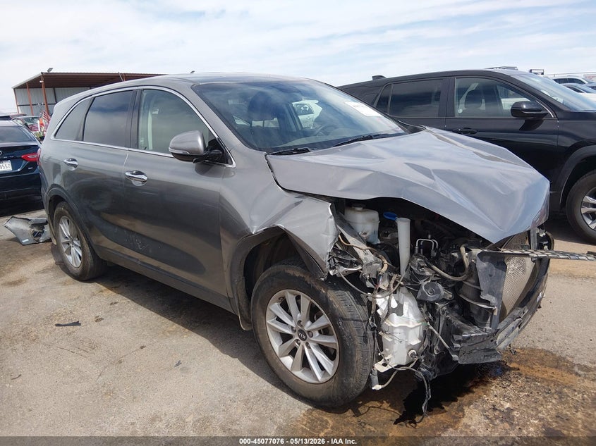 2019 Kia Sorento VIN 5XYPG4A38KG541496 IAAI salvage auction — FRONT END, Salvage (Texas), sold $1,300 on 2026-07-08 (photo 1)